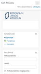 Mobile Screenshot of moodle.kodolanyi.hu